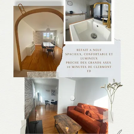 Apartment Volcan Ocre-4 Pers-spacieux Et Chaleureux - Parking Privatif - Proches Axes, Commerces Et Services - Check In 24-24 *